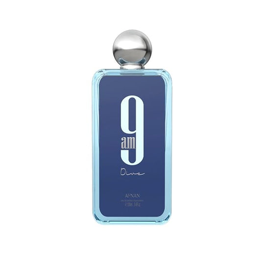 Afnan 9AM Dive EDP | Citrus - Aquatic - Warm Notes, Your Daily Olfactory Escape